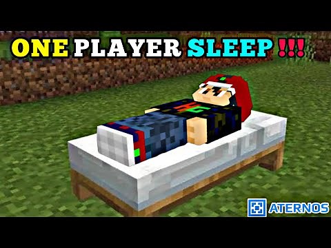 One Player Sleep Addon For Minecraft Aternos Server