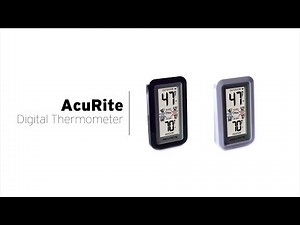 AcuRite Digital Thermometer with Indoor & Outdoor Temperature 02043/02049