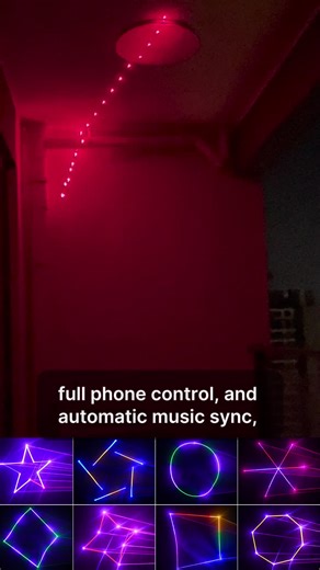 Want your party to look like a professional club without being a DJ? With over 200 3D laser animations, full phone control, and automatic music sync, your room transforms into a mind-blowing laser show. Perfect for parties, DJs, events, or stages. Don't wait-get yours before they're gone! #LaserShow #PartyLights #tiktokshopcreatorpicks #djlights