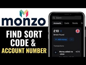 How to Find Sort Code and Account Number Monzo 2025 (EASY & FAST)