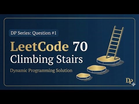 Climbing Stairs - Dynamic Programming - Leetcode 70 - JAVA || DP Series || Day 1 || Qsn 1