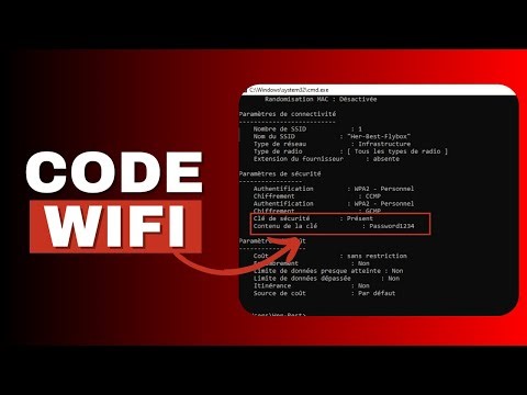Comment afficher le mot de passe d'un WIFI