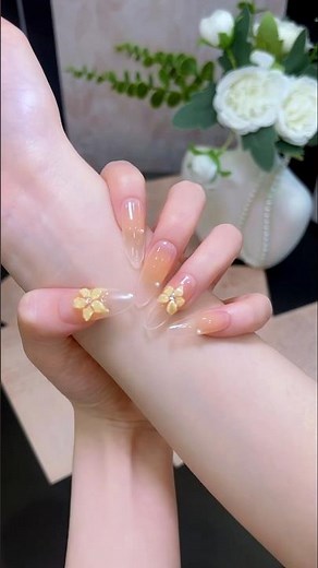 ✨ Elegant Nude Glossy Nail Art 💖 | Minimal Acrylic Nails | Classy Manicure Inspiration
