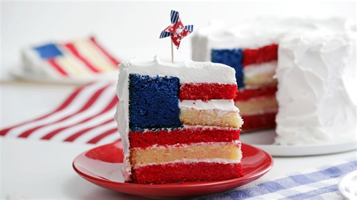 Flag Cake