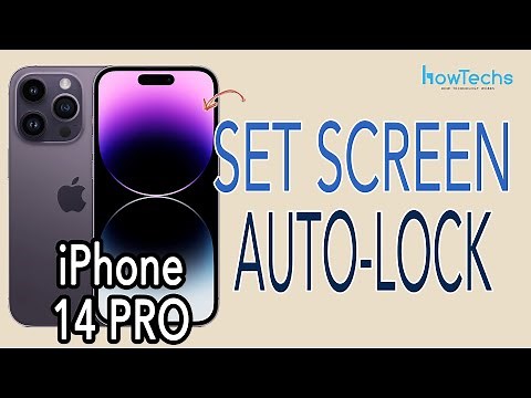iPhone 14 Pro - How to Set Screen Lock Time / AutoLock Time #iphone14pro #screenlock