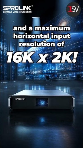 SPROLINK's VD-8K 2U Video Wall Processor: Ultimate 8K Video Wall Power!