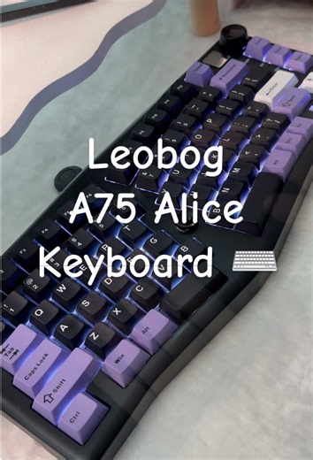 Cool Purple Glow Mechanical Keyboard Review