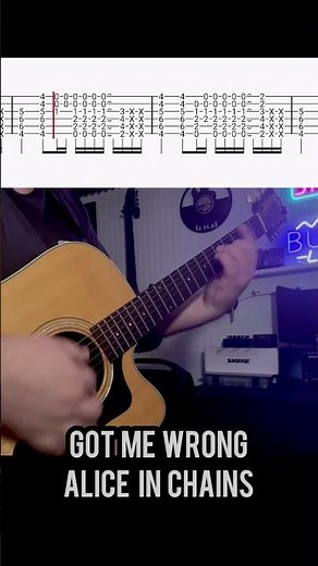 Got Me Wrong - Alice In Chains #grunge #guitar #viral #fyp #rockband #acoustic #90s #music #rock