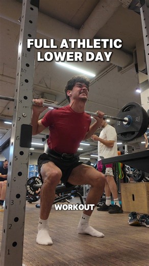 Lower body strength workout for athletes