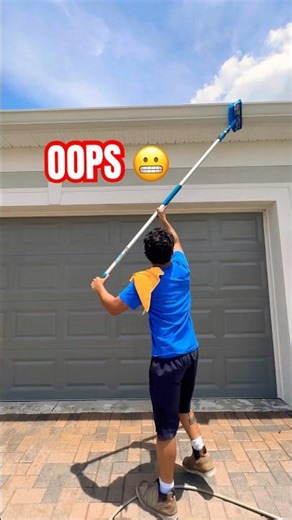 Avoid Gutter Damage : Pressure washing tip ✅ #guttermaintenance #home #powerwashing #roofing