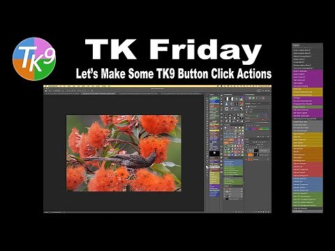 TK FRIDAY: Mastering Photoshop Actions with TK9 Version 3 Button Clicks