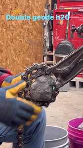 #geode #calcite #fabulous #keokukgeodes #enhydroquartz #missouri #rocks #double #crackinggeodes #quartz #calcite #woodiesrockshop. #minerals #mining #lapidary#h20 #rockhound | KeokukGeodes