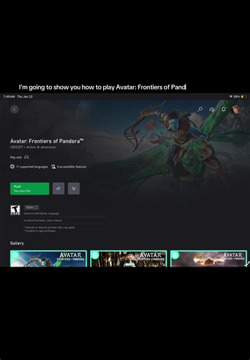 Here is to the few ppl who have asked how I play on my iPad #ipad #games #frontiersofpandora #xbox #fyp