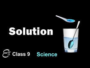 SOLUTION (Is Matter Around us Pure - 2) in HINDI for Class 9 NCERT Science
