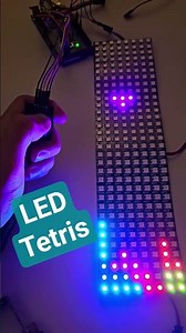 LED Tetris Game Development PART 3 - block rotation #arduino #tetris #retrogaming #coding