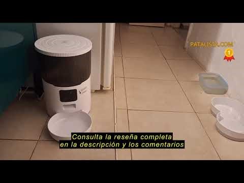 Reseña del UIOOQ Comedero Gato Automatico WiFi, 4L Dispensador Comida para Perro/Gato con Grabación