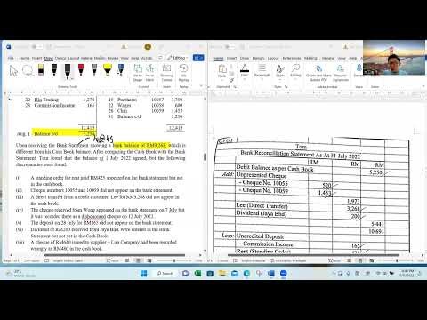 【Hot Topic】高三簿记Bookkeeping-统考冲刺-2022 中华预考-Bank Reconciliation Statement (2022 Version)