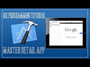 iOS 7 Tutorial 13 - Master Detail Application iPad
