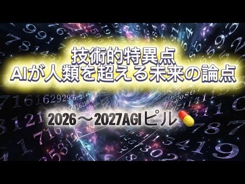 技術的特異点：AIが人類を超える未来の論点 AGIピルとは？