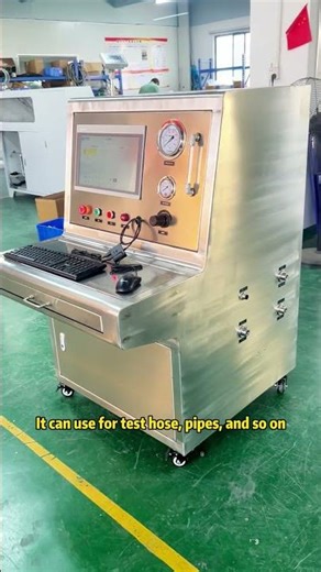 All parameters can be set on the hydraulic test bench software. #hydraulictest #testbench #tester