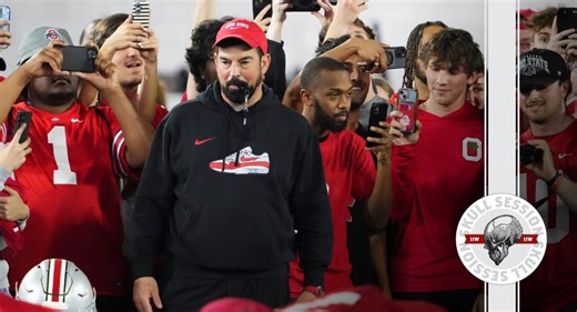 Skull Session: Ryan Day Signs an Anti-Michigan Shirt at Student Appreciation Day, Jeremiah Smith Makes the Play of the Day During Ohio State’s Scrimmage and Buckeye Baseball is On Fire