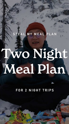 The ultimate camping meal plan