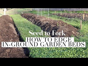 How to Edge An In-Ground Garden Bed