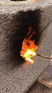 Hemp walls are fire resistant!! Oxy welding torch on a hemp wall after 5 continuous minutes. Zero Combustion Zero Heat Transfer Hemp Lime has a flame zone BAL rating | Southern Hemp