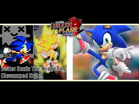 SSF2 Mods: Better Sonic The Hedgehog (Revamped Style)