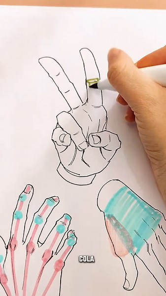 Cómo dibujar manos: Tutorial completo y fácil