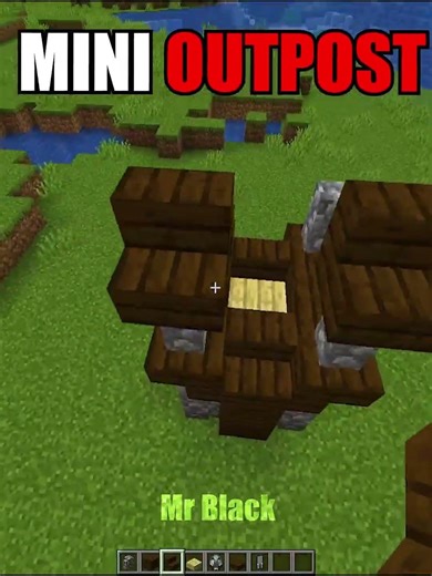 Minecraft Mini Outpost💀