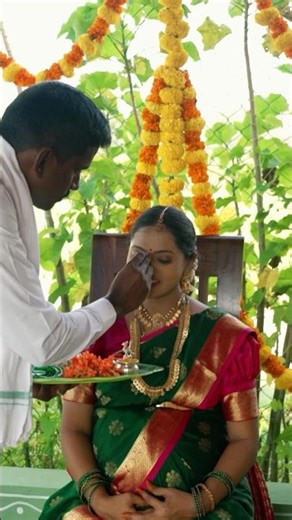 🙏🏻 Seemantham | A joyous occasion to celebrate the pregnancy #babyshower #villagelife