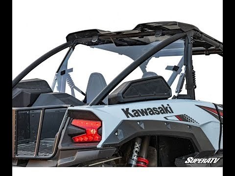 2020 Kawasaki KRX 1000 Rear windshield installation