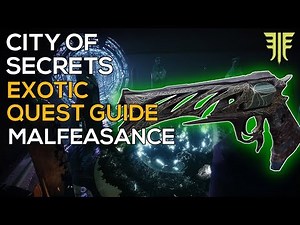 Destiny 2 - EASY Taken Bosses/Mini Bosses - City of Secrets - Malfeasance Exotic Quest Guide