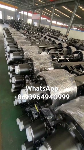 German 16-ton trailer axle, this axle spring steel plate seat has been welded, and 32-ton #axle