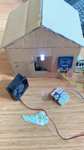 Arduino Home Automation using Arduino - Ventilation system ‪@TMEEducation‬ #engineering #arduino