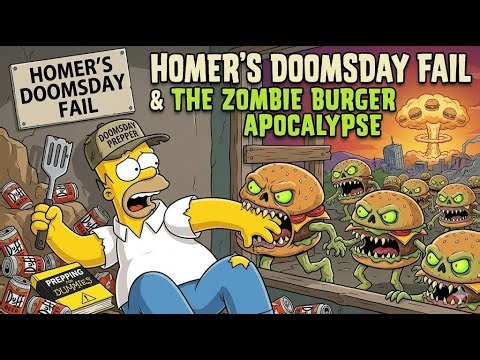 Simpsons Funny Moments | Homer's Doomsday Fail & The Zombie Burger Apocalypse