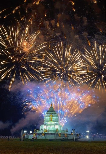 พลุสวยงาน Chiangmai CAD Countdown ปีใหม่ 2026