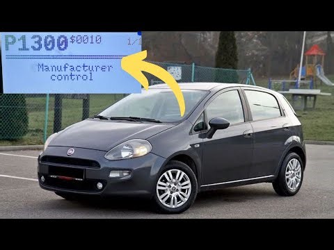 Fiat P1300 trouble code: Reset and reasons