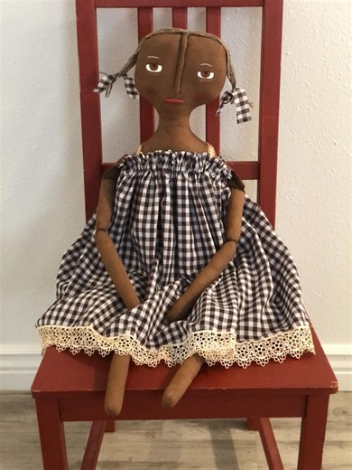 Handmade Prim Art Doll, Country Home Decor - Etsy