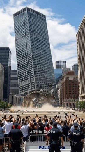 26K views · 104 reactions | A building slowly collapses as floodwaters erode the ground  . #building #collapse #flood #disaster #usa #viral #fyp #world | Artha Restu | Facebook