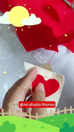 tutorial felt bookmark 📚 #accessories #diy #handmade #craft #reels #shorts #fyp #straykids #hyunjin