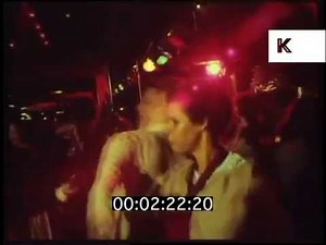 Late 70s Disco Dancing, Yuppie Nightclub, USA