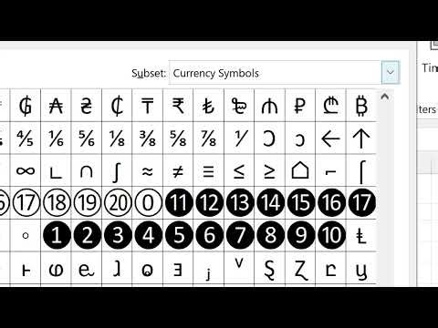How to Insert German Penny Sign ₰ in Excel