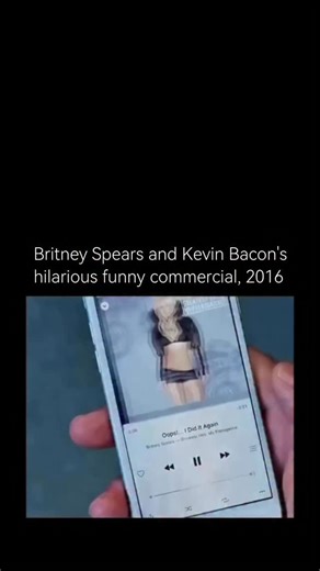 History Hidden & Facts on Instagram: "The 2016 commercial featuring Britney Spears and Kevin Bacon plays on the humorous contrast between their very different pop-culture personas to create a light, self-aware joke. Britney appears as the larger-than-life pop icon people expect—confident, glamorous, and instantly recognizable—while Kevin Bacon leans into his reputation as an everyman Hollywood veteran, often reacting with dry wit and exaggerated disbelief. The comedy comes from the way the ad kn