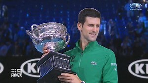Novak Djokovic has created history, claiming a record EIGHTH Australian Open title. #9News | 9 News