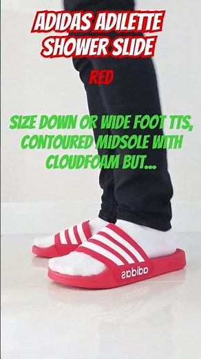Sizing & Review: Adidas Adilette Shower Slide. Worth Copping?🚿 #shorts #adidas #slides #yeezy #viral