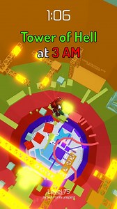 Tower of Hell at 3 AM! 😨😴 | RealRosa