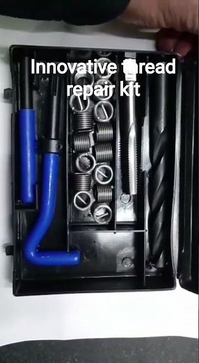 How to use Helicoil#helicoil thread insert #threadrepair kit #innovative #viral #video #manufactured