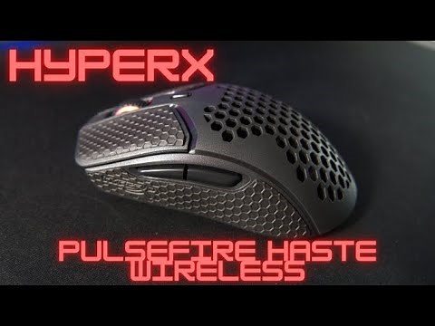 HyperX Pulsefire Haste Wireless Unboxing and Grip Tape Install